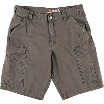 Carhartt カーハート90s オーバーオール ハーフパンツ ダークブラウン Carhartt カーハート ハーフパンツ 古着 デニム 茶色 ブラウン