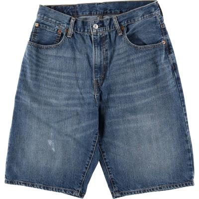 Levi's 569 極太 ワイドシルエット デニムハーフパンツ Levi's リーバイス 569 ルーズ ストレート デニム ショーツ