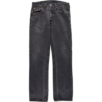 LEVI'S リーバイス 501 ブラック③ W34L32 エジプト ダメージ 【公式通販】