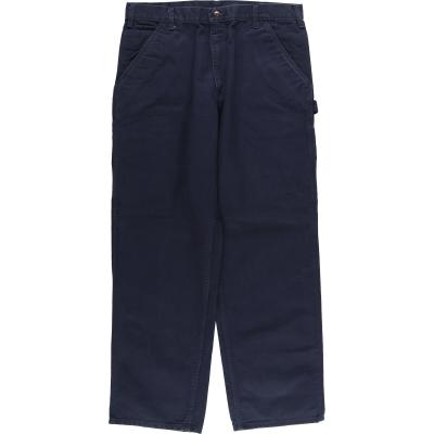 大人気❗️Carhartt ワイド USED加工 ペインターパンツ 茄子紺 W28 大人気❗️Carhartt ワイド USED加工 ペインターパンツ 茄子紺