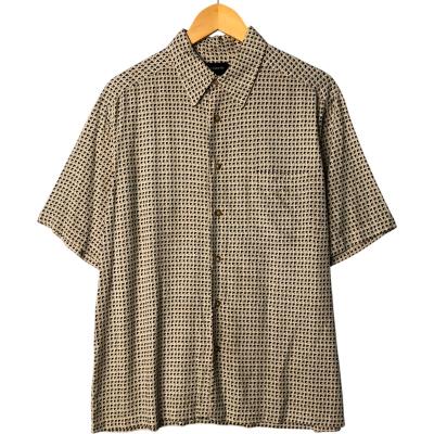 古着 リズクレイボーン Liz Claiborne LIZWEAR JEANS 半袖 ボックスシャツ レディースL相当 ボックスシャツ/eaa626419 古着 リズクレイボーン Liz Claiborne LIZWEAR JEANS 半袖 ボックス