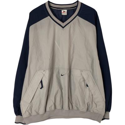 ヤクルトスワローズ ナイキ 旧ロゴ プルオーバー ナイロンジャケット XL NIKE - ヤクルトスワローズ ナイキ 旧ロゴ プルオーバー