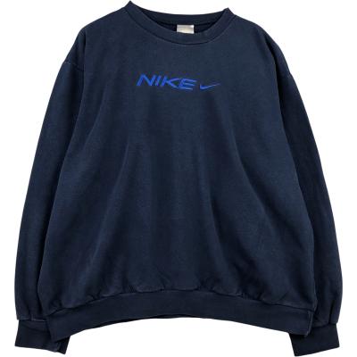 Nike ネイビー トレーナー Lサイズ　ロサンゼルス購入品 Nike ネイビー トレーナー Lサイズ ロサンゼルス購入品 Nike ネイビー