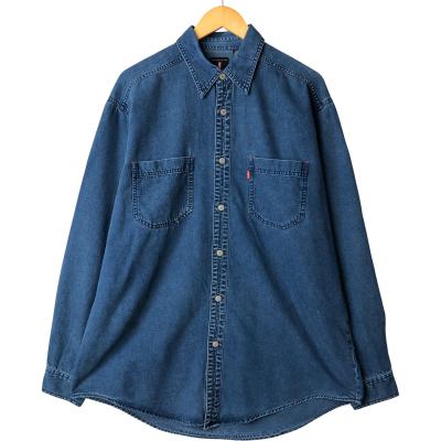 リーバイス デニムシャツ サイズ感（メンズファッション