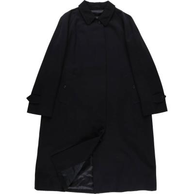 バーバリー カシミヤ混 くるみボタン コート カーキ burberry