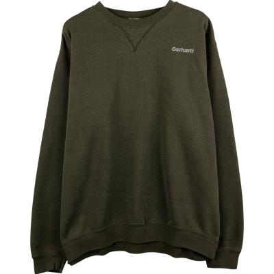 古着 00年代 カーハート Carhartt ワンポイントロゴスウェットシャツ