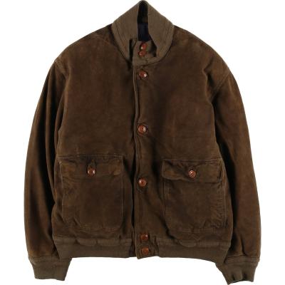 80s〜 A1 type スエード レザーブルゾン バルスター ドライビング 80s〜 A1 type スエード レザーブルゾン バルスター ドライビング