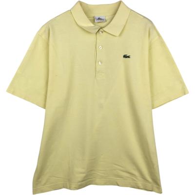 LACOSTE メンズポロシャツ（色：イエロー系）｜トップス｜ファッション