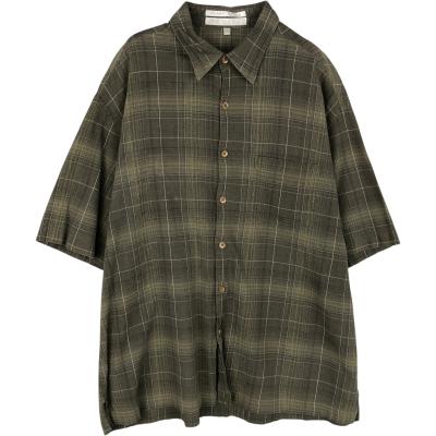 90s Perry Ellis ペリーエリス チェックシャツ XL レーヨン混 Perry