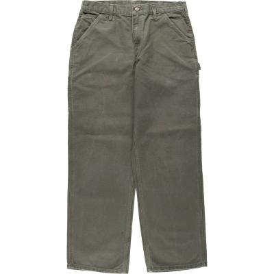 Carhartt メンズワーク、ペインターパンツ（色：カーキ系）｜ボトムス