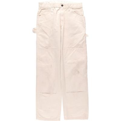 dickies ダブルニー ホワイト（メンズワーク、ペインターパンツ