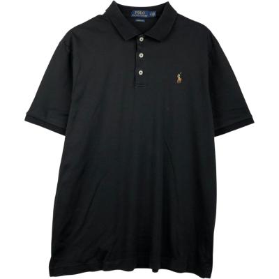 POLO RALPH LAUREN メンズポロシャツ（色：ブラック系）｜トップス