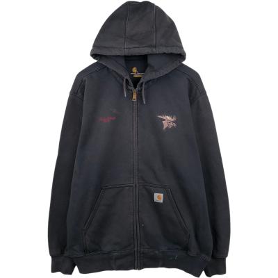 Carhartt メンズパーカー（ジップ、ボタン：ジップアップ）｜トップス