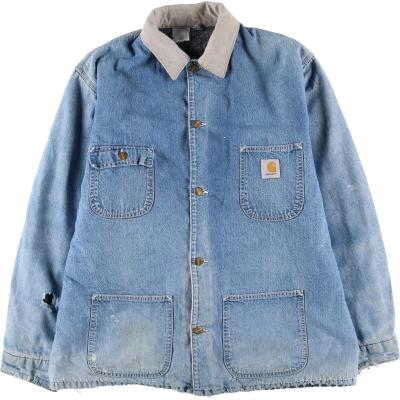 Carhartt カバーオール Mサイズ ライトブルー carhartt - Carhartt カーハート デニムオーバーオール 大きい