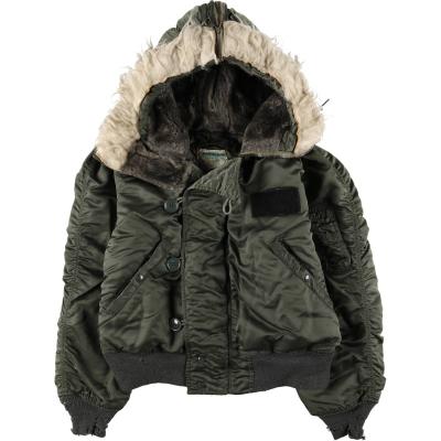 N2B フライトジャケット 短丈 リブ ファー オリーブ ミリタリー y2k▲ buy230815_2_col2.jpg?fitin=720:720