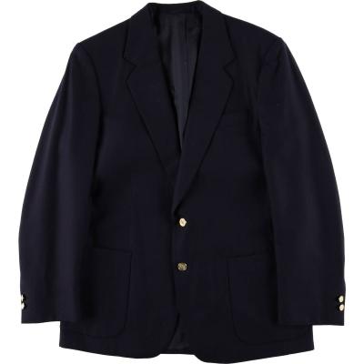 美品BURBERRY ブレザー ジャケット ネイビー 金ボタン ウール 英国製 BURBERRY LONDON 金ボタン ウール×カシミア ブレザー ジャケット