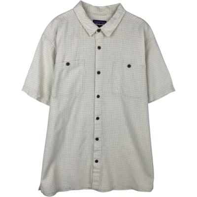 patagonia（パタゴニア） 古着 チェック柄 半袖 オーガニックコットン