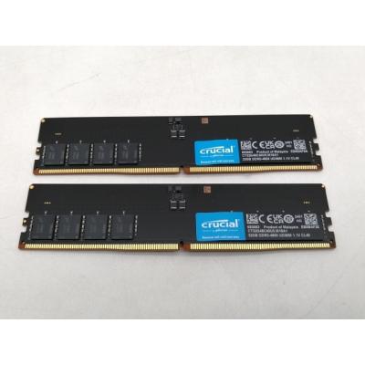 動作確認済み DDR5-4800 62GB(32x2) Crucial 64GB Kit (32GBx2) DDR5-5600 SODIMM | CT2K32G56C46S5