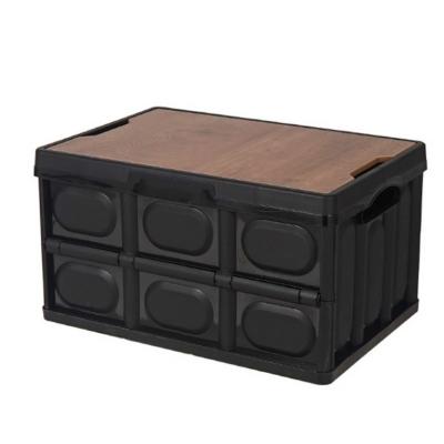 アスクル 折りたたみコンテナ 現場のチカラ ブラウン 20個セット ASKUL