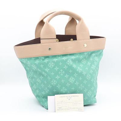 未使用 russet ラシット トートバッグ ハンドバッグ A4可 濃緑 日本製 レディース バッグ 中古（russet／ファッション）（色：グリーン系）の