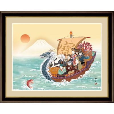開運 七福神 額 アート 骨董品 水晶画 七福神 絵画のおすすめ人気商品一覧 通販 - Yahoo!ショッピング 開運
