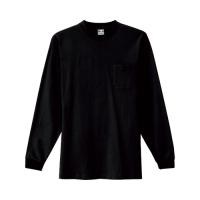 長袖Tシャツ ポケット付 男女兼用 ブラック 3L AZ-10530-010-3L アイトス AITOZ | JB Tool