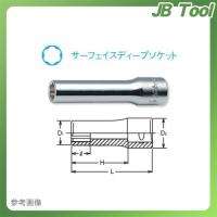 コーケン ko-ken 1/4"(6.35mm) サーフェイスディープソケット 4mm 2310M-4 | JB Tool