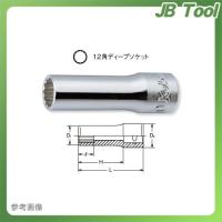 コーケン ko-ken 3/8"(9.5mm) 3305M 26mm 12角ディープソケット | JB Tool