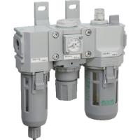 CKD FRLユニット モジュラータイプセレックスFRL 2000シリーズ 接続口径Rc1/4 C2000-8-W-F1 | JB Tool