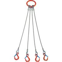 大洋 4本吊 ワイヤスリング 1.6t用×1m(1011698) 4WRS 1.6TX1 | JB Tool