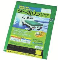 萩原 ターピー ターポリントラックシート 2号 小型トラック グリーン 2.3m×3.5m TP2 | JB Tool
