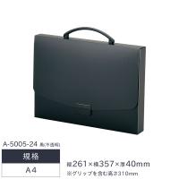 リヒトラブ AQUA DROPs バッグ A4サイズ 黒(不透明) A-5005-24 | JB Tool