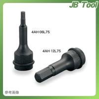 前田金属工業 トネ TONE 12.7mm(1/2”) インパクト用セミロングヘキサゴンソケット 4AH-17L75 | JB Tool