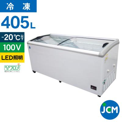 ②業務用 冷凍ショーケース 330L 100V 美品 JCM 業務用冷凍冷蔵機器メーカー - 冷凍ショーケース[ラウンド扉