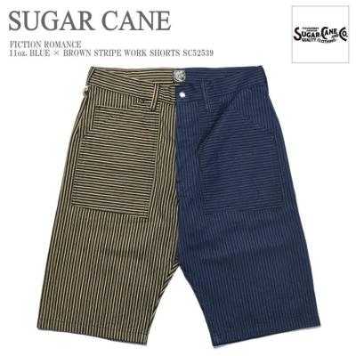 SUGAR CANE メンズショート、ハーフパンツ（柄：ストライプ