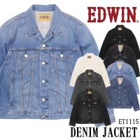 EDWIN エドウィン Gジャン デニム ジャケット ET1115 綿100％ メンズ デニム 長袖 ジャケット エドウイン アウター ジージャン | jeans藍や