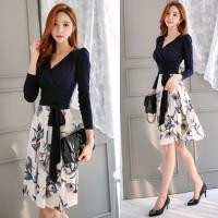 レディースファッション カジュアルに着れる大人のバイカラーワンピースランキング 1ページ ｇランキング