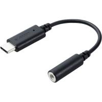 【お取り寄せ】エレコム USB Type-C 3.5mm 音声変換ケーブル 黒 MPA-C35DBK | JetPrice