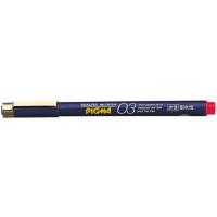 サクラクレパス ピグマ03 顔料水性ペン 赤 ESDK03#19  水性ペン | JetPrice