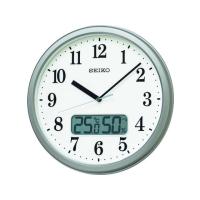 【お取り寄せ】SEIKO 電波掛時計 KX244S (温度湿度表示付き) | JetPrice