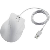 【お取り寄せ】エレコム 有線マウス EX-G 5ボタン Lサイズ ホワイト | JetPrice