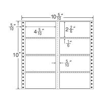 NANA 連続ラベルナナフォーム 8面 荷札タイプ 500折 M10C  １０面以下 ドットプリンタ ラベルシール 粘着ラベル用紙 | JetPrice