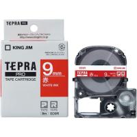 キングジム PROテープカートリッジ 9mm 赤 白文字 SD9R  テープ 赤 ＴＲ用 キングジム ラベルプリンタ | JetPrice