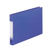リヒトラブ D型リングファイル B4ヨコ 背幅34mm 青 G2227-8 Ｄ型２穴リングファイル ＰＰ製 リング式ファイル | JetPrice