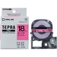 キング PRO用テープ パステル 18mm ピンク 黒文字 SC18P  テープ ピンク ＴＲ用 キングジム ラベルプリンタ | JetPrice