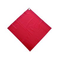 【お取り寄せ】TRUSCO 安全表示旗 赤 PVC 400mm×400mm 厚み0.2mm | JetPrice