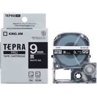 キング PRO用テープ ビビット 9mm 黒 白文字 SD9K  テープ 黒 ＴＲ用 キングジム ラベルプリンタ | JetPrice