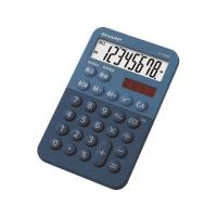 【お取り寄せ】シャープ デザイン電卓 ミニミニナイスサイズ 8桁 ブルー系 EL-760R-AX | JetPrice