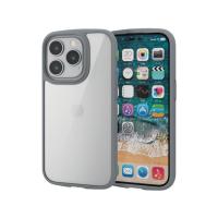 【お取り寄せ】エレコム iPhone14 Pro ケース カバー PM-A22CTSLFCGGY  スマートフォン 携帯用アクセサリー スマートフォン 携帯電話 ＦＡＸ 家電 | JetPrice