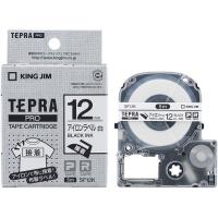 キングジム テプラPRO アイロンラベル 白 黒文字 12mm幅 SF12K  テープ ＴＲ用 キングジム ラベルプリンタ | JetPrice